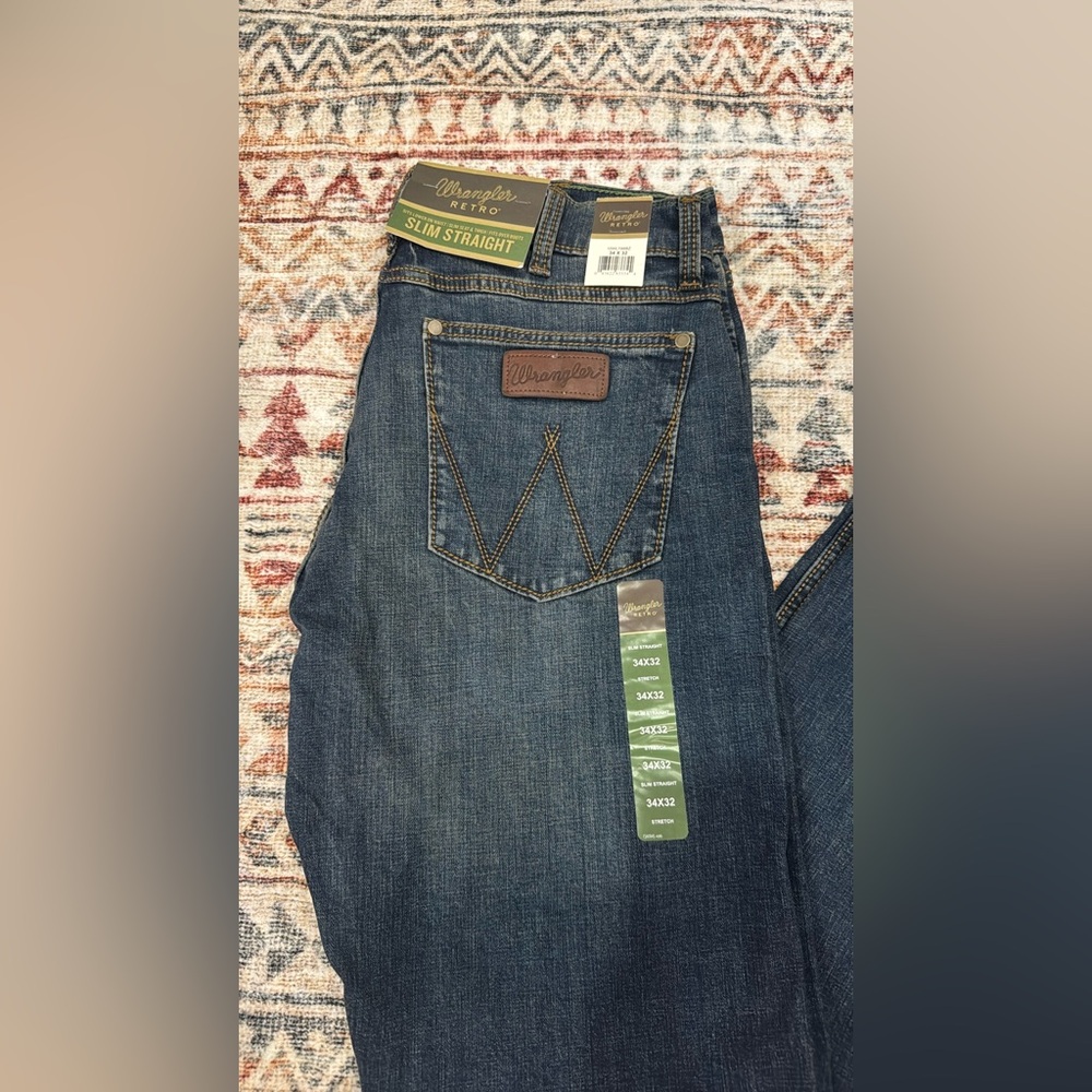 Men’s Wrangler Retro Slim Straight Jeans
